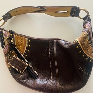 Bohemian Hobo Vintage Coach Purse